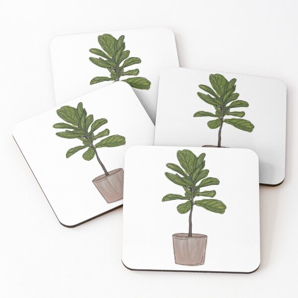 Item preview, Watercolor fiddle fig tree designed and sold by laurhog.