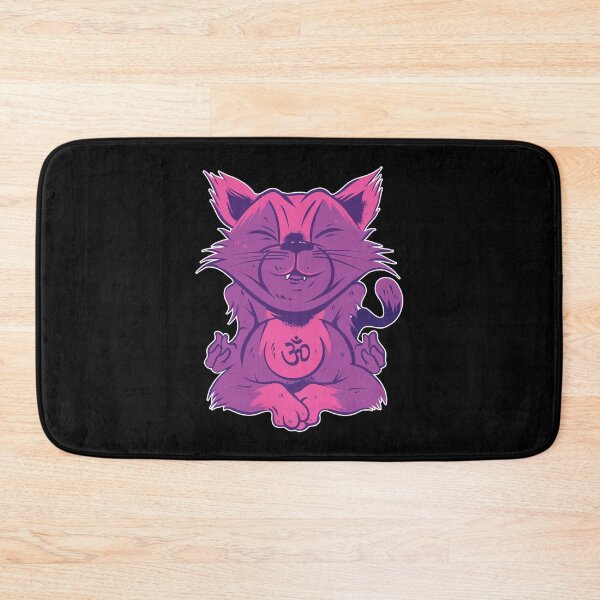Item preview, Namaste at home with my cat designed and sold by Cattigal.
