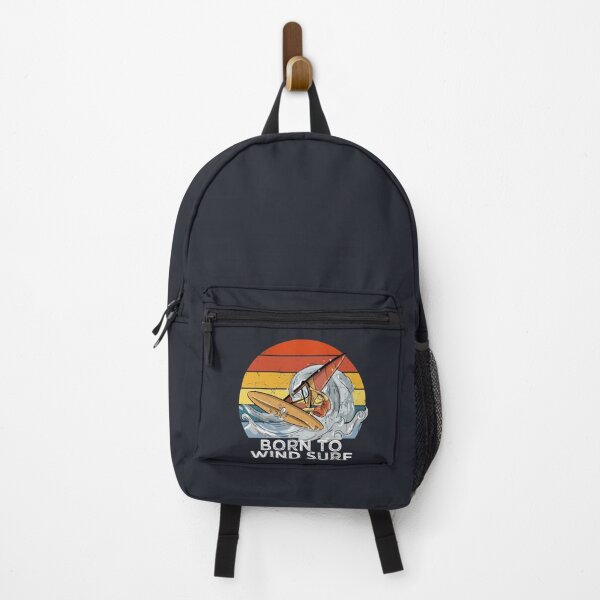 Item preview, Born To Windsurf Surfer Summer Sun Beach Retro Design designed and sold by brunsch-print.