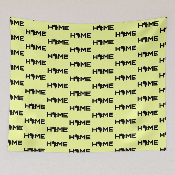 Item preview, Africa home map typography  designed and sold by Nishad4.