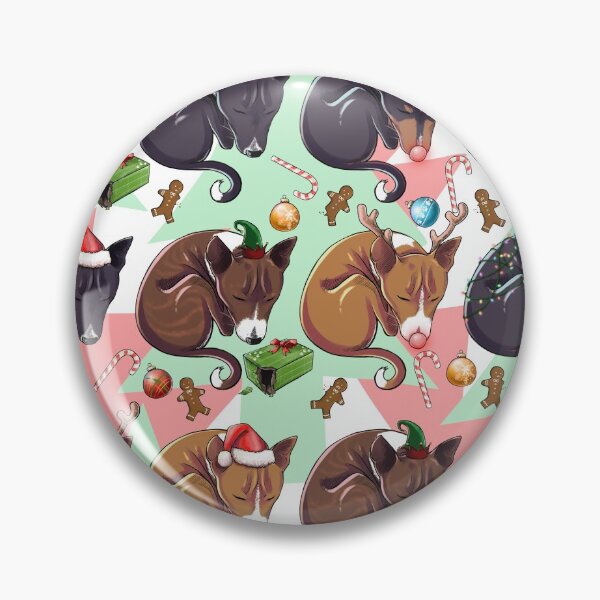 Item preview, Basenji Christmas - Napping designed and sold by ClubBasenji.