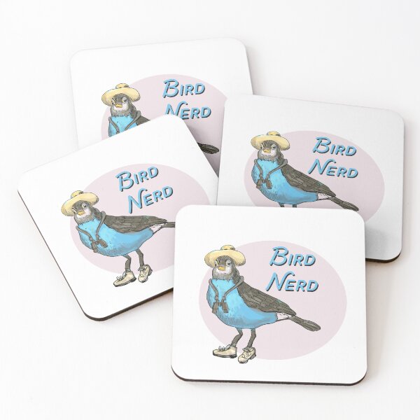 Item preview, Bird Nerd Sticker for Bird Lovers designed and sold by lordyswiss.