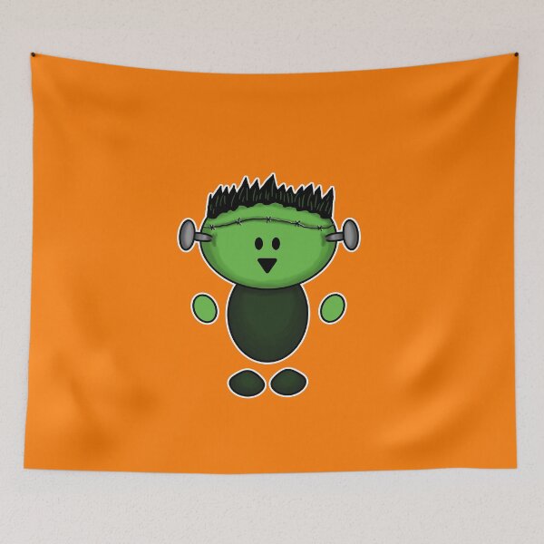 Item preview, Cute Funny Happy Frankenstein Monster for Halloween © 2021 Karen-Anne Geddes designed and sold by Karen-Anne Geddes.