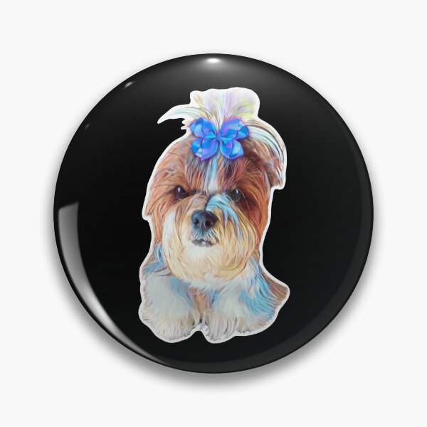 Item preview, Amorina the Shih Tzu, Amo the Shop Dog  designed and sold by Mochi-Merch.