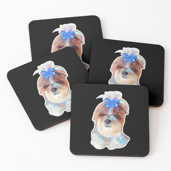 Item preview, Amorina the Shih Tzu, Amo the Shop Dog  designed and sold by Mochi-Merch.