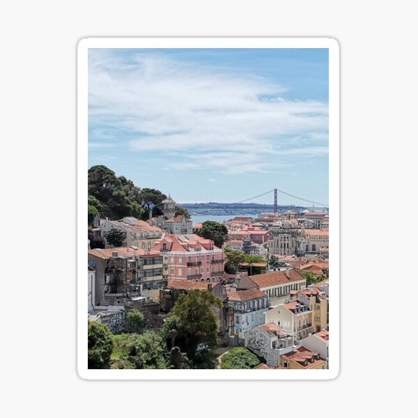 city scape Sticker