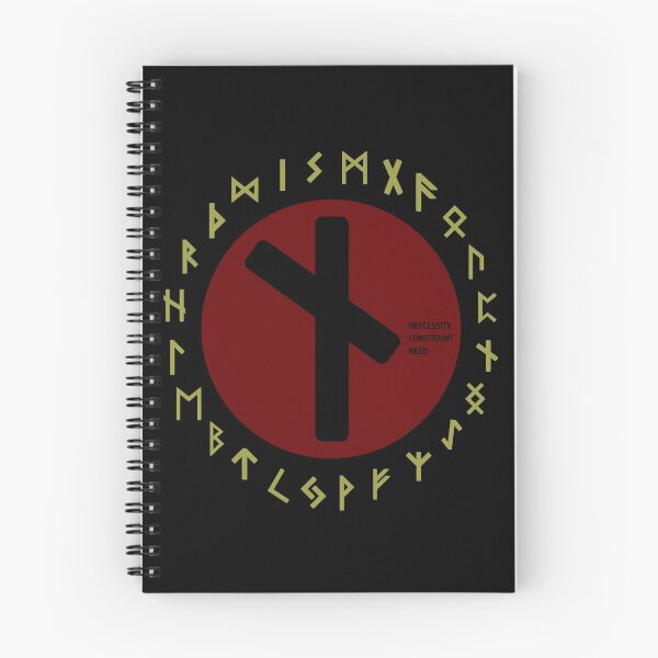 Item preview, Red Nauthiz Futhark Rune Symbol designed and sold by Depic Spirit.