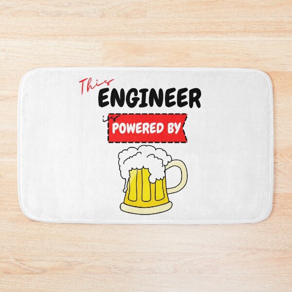 Item preview, Engineer powered by beer. funny cool gift.  designed and sold by A-priori.