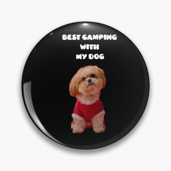 Item preview, Best Camping With My Dog designed and sold by ZubiyaArt.