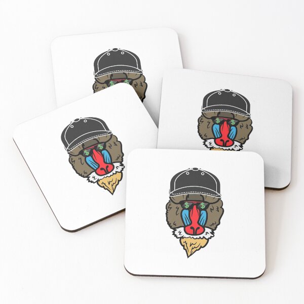 Item preview, Mandril with glasses and cap designed and sold by kocakashop.