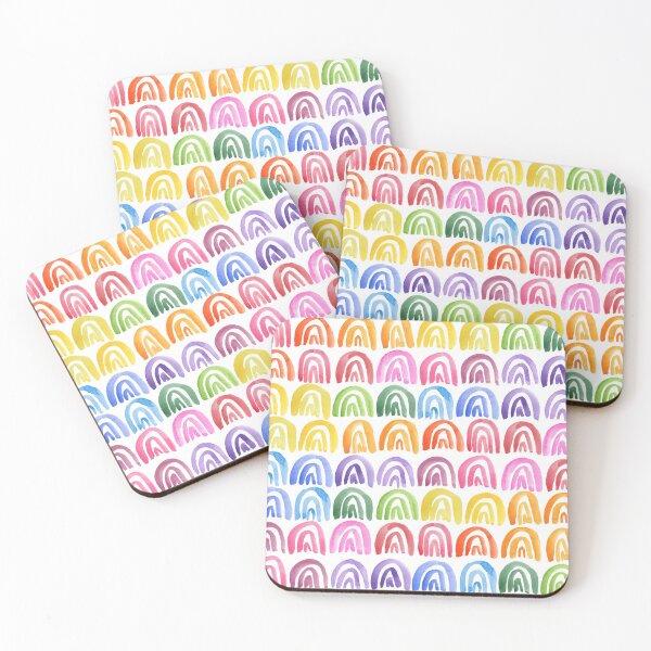 Item preview, Whimsical Watercolor Rainbows designed and sold by Laura Jane Kirton.