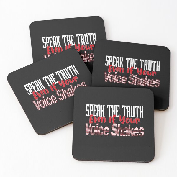 Item preview, Inspirational Quotes : Speak  the truth, even if your voice shakes. designed and sold by Yassineenns.