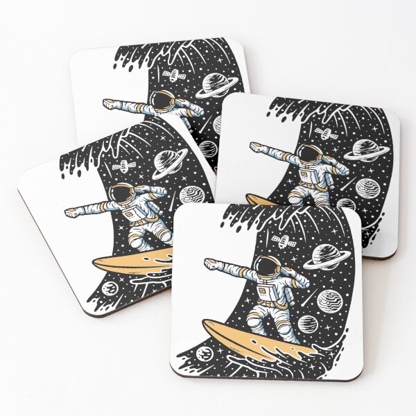 Item preview, Surfing Astronaut designed and sold by JungleJiuJitsu.