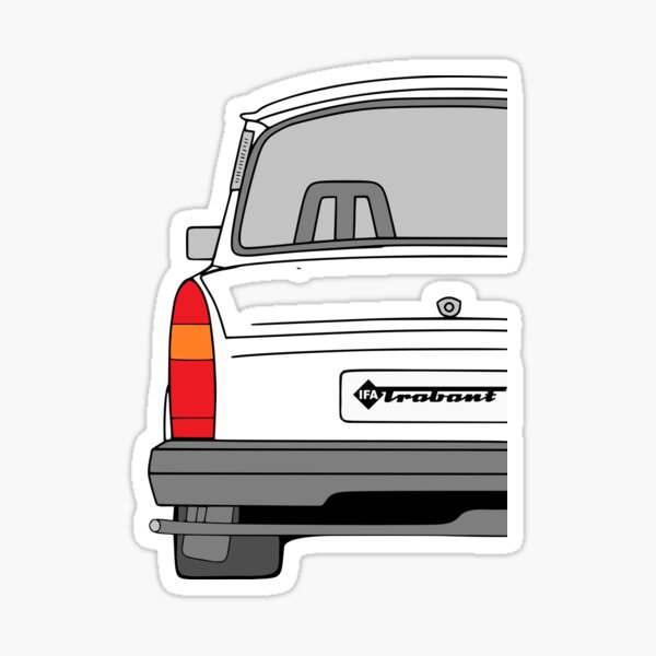 Trabant 601 Sticker for Sale by CoolCarVideos