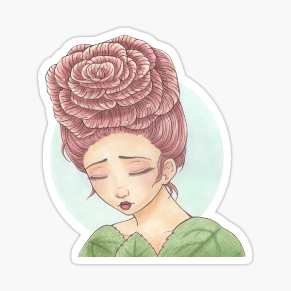 Solemn Dewdrops Sticker