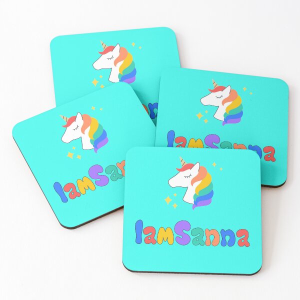 Item preview, iamSanna Loves Unicorns SKY BLUE designed and sold by Totkisha1.