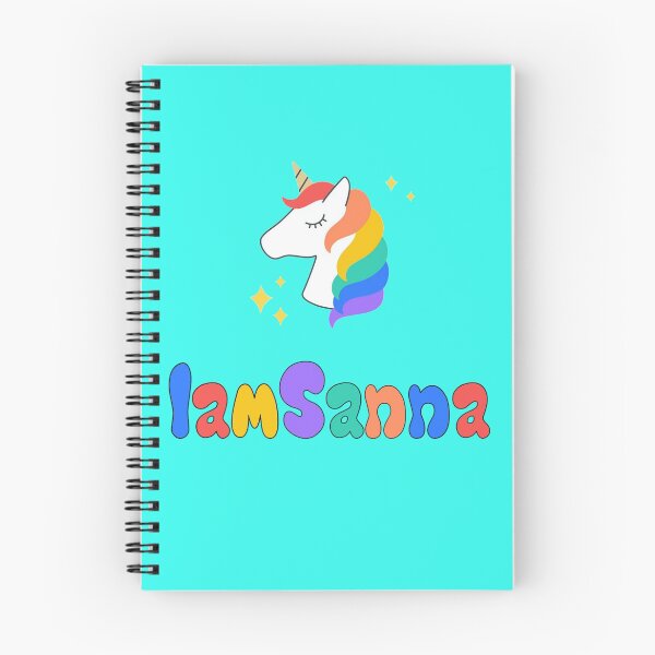 Item preview, iamSanna Loves Unicorns SKY BLUE designed and sold by Totkisha1.