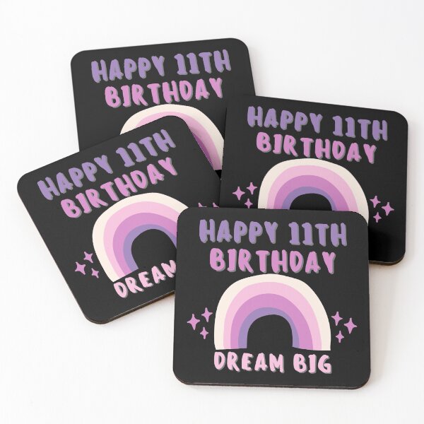 Item preview, Happy 11th Birthday Rainbow Gifts designed and sold by fra02.