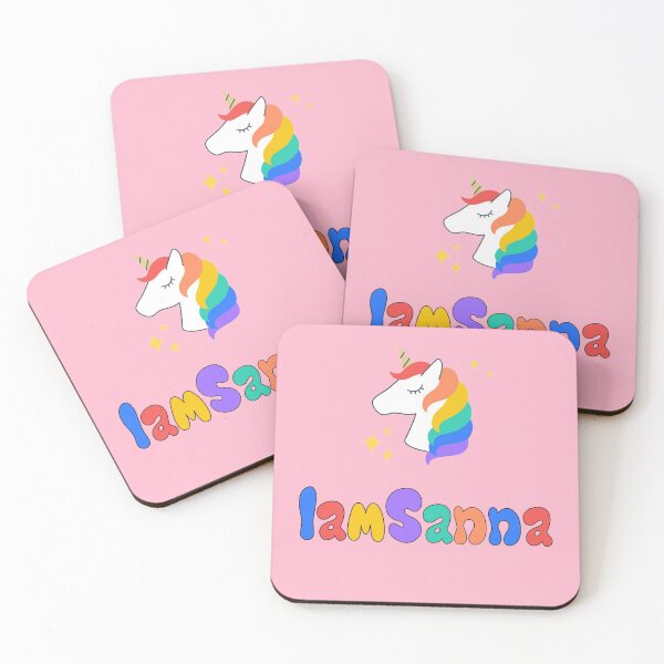 Item preview, iamSanna Loves Unicorns Pink NotiamSanna designed and sold by Totkisha1.