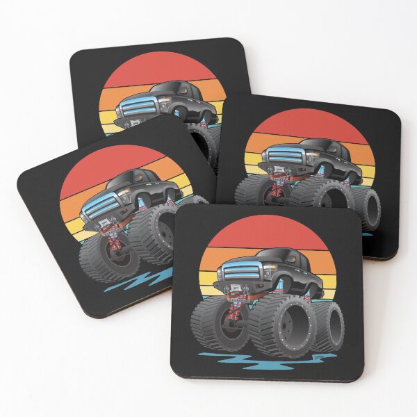 Item preview, Big Monster Truck Off-road 4wd Cartoon designed and sold by hobrath.