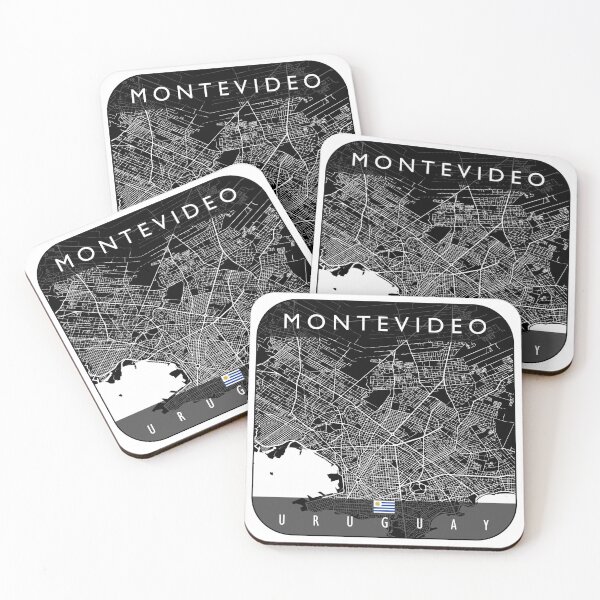 Item preview, MONTEVIDEO MAP URUGUAY designed and sold by hatimelhag.