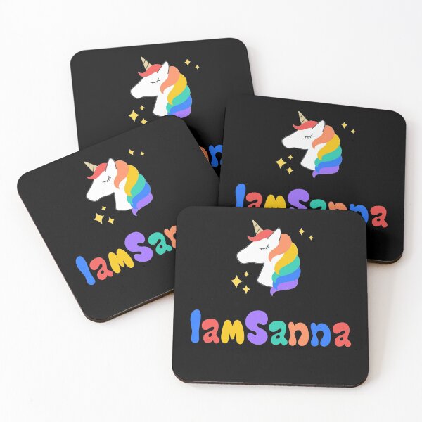 Item preview, iamSanna Loves Unicorns Black NotiamSanna designed and sold by Totkisha1.
