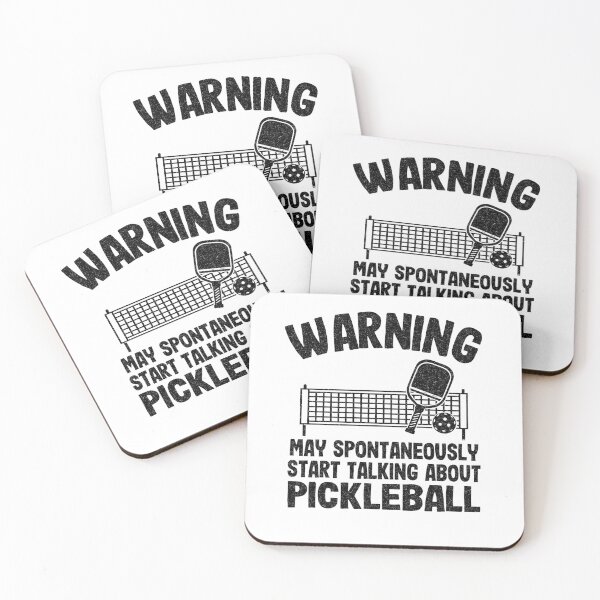 Item preview, Warning May Spontaneously Start Talking About Pickleball Funny Pickleball designed and sold by Stronzi.
