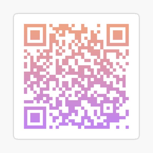 QR-code WIFI password (rickroll) by Boogie