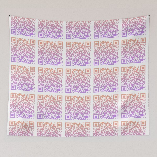 Item preview, QR Code - Never Gonna Give You Up designed and sold by CGBCreative.