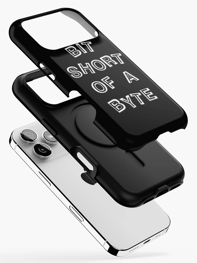 Thumbnail 2 of 4, iPhone Case, One Bit Short Computer Programmer  designed and sold by BartholGraphics.