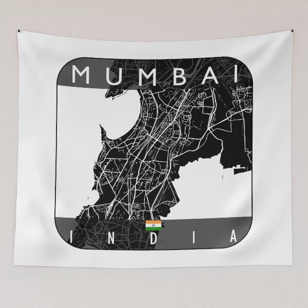 Item preview, MUMBAI MAP INDIA designed and sold by hatimelhag.