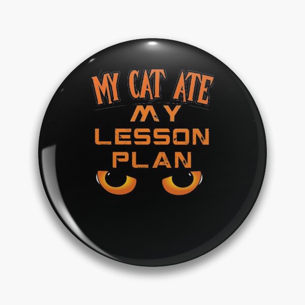 Item preview, My cat ate my lesson plan, Funny kitten girl flower  designed and sold by Amirebdesign.