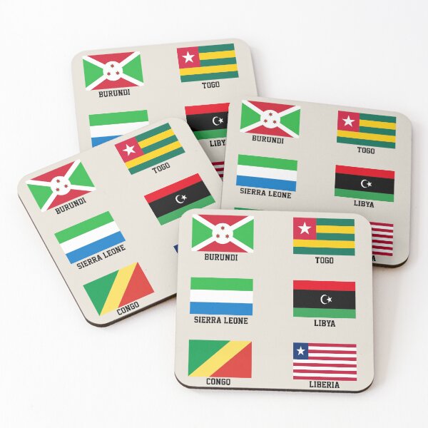 Item preview, Country Flags Sticker Pack 28 -  designed and sold by FladsynnDesigns.