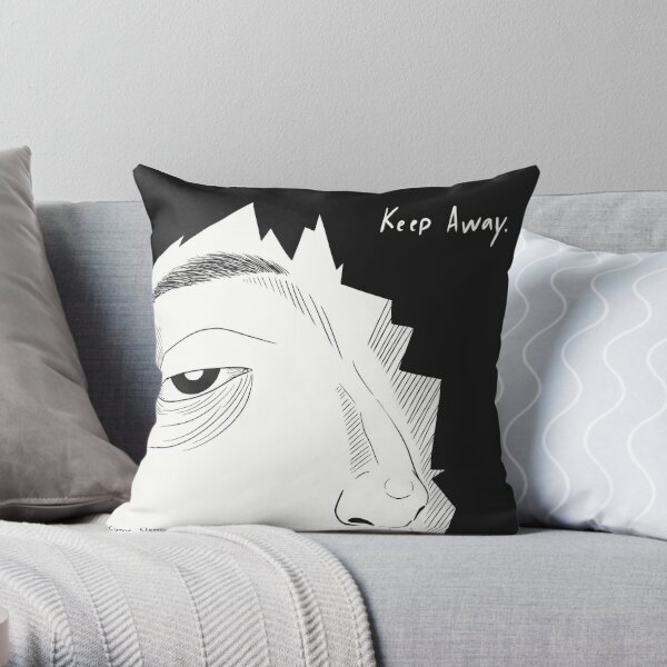Keep Away / Come Closer Throw Pillow