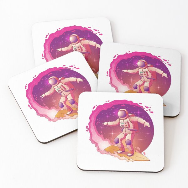 Item preview, Astronaut Surfer designed and sold by JungleJiuJitsu.