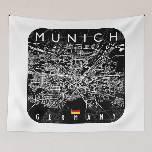 Item preview, MUNICH MAP GERMANY designed and sold by hatimelhag.