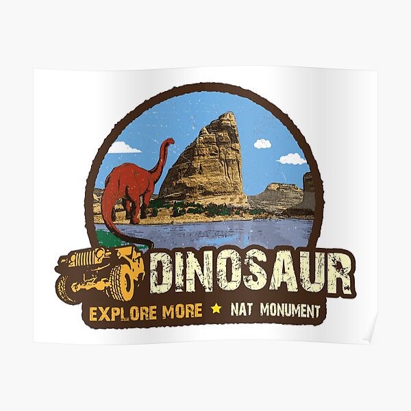 "Dinosaur National monument" Poster for Sale by Ploxd Redbubble