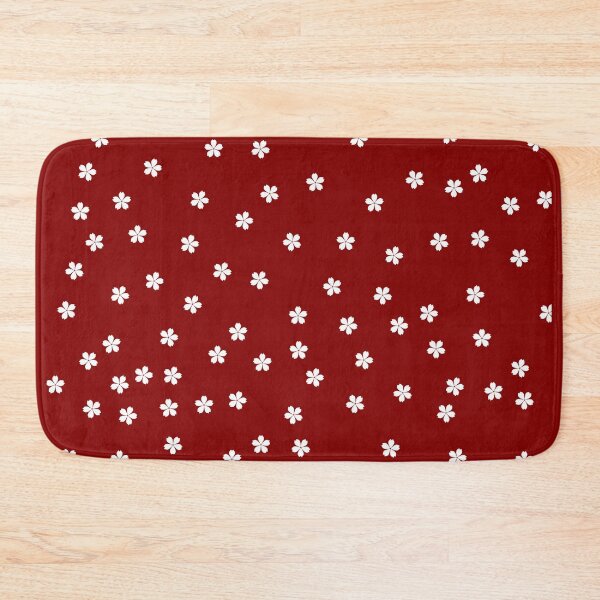 Item preview, Cute little white flower pattern designed and sold by wiwiart.