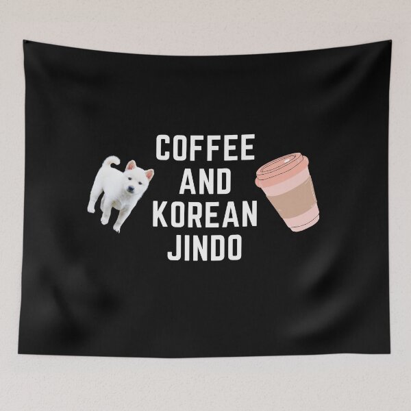 Item preview, Coffee And Korean Jindo designed and sold by Water Flick.