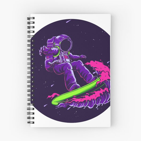 Item preview, Abstract Astronaut Surfer designed and sold by JungleJiuJitsu.