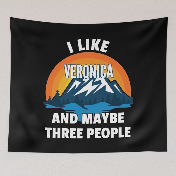 Item preview, I Like Veronica And Maybe Three People Pullover Hoodie designed and sold by FelixRiojas.