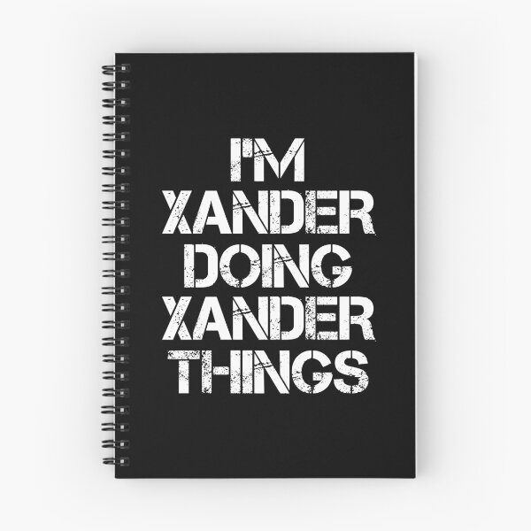 Artikelvorschau, Xander Name T Shirt - Ich bin Xander Doing Xander Things Name Geschenkartikel Tee entworfen und verkauft von zerniakcor.
