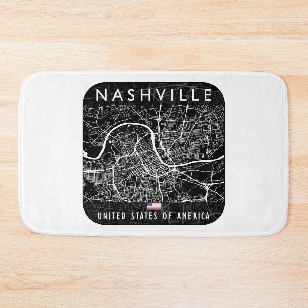 Item preview, NASHVILLE MAP USA designed and sold by hatimelhag.