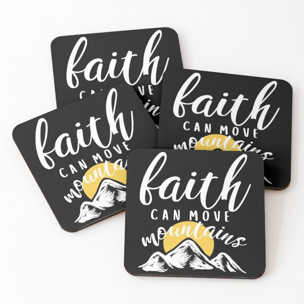 Item preview, Faith Can Move Mountains designed and sold by ChelleCreate.