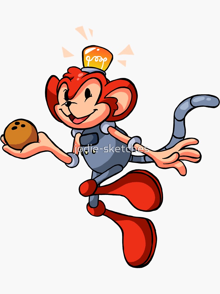 Coconuts - Sonic the Hedgehog Sticker for Sale by jodie-sketches