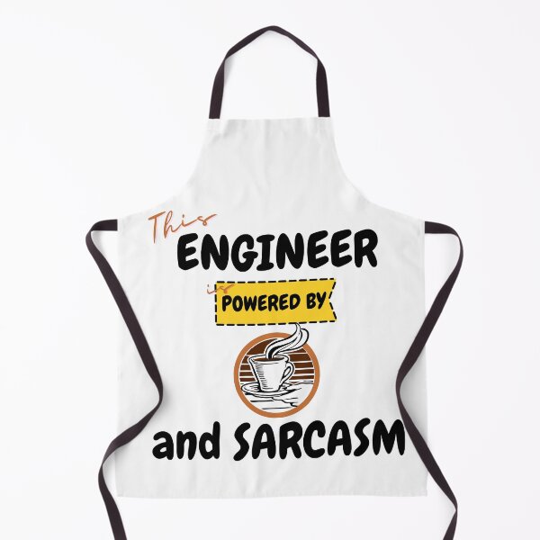 Artikelvorschau, Ingenieur, angetrieben von Kaffee und Sarkasmus, lustiges Geschenk. entworfen und verkauft von A-priori.
