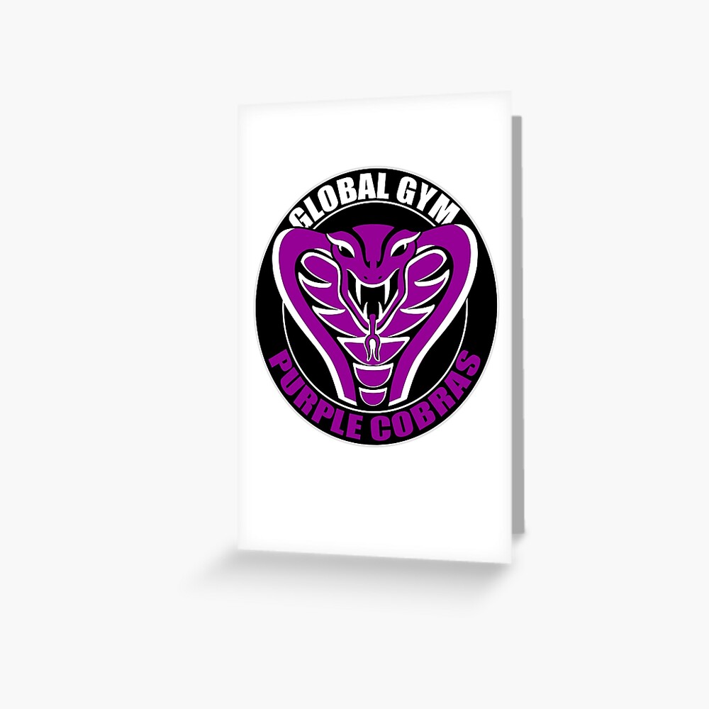 "Purple Cobras" Greeting Card by DanTreasure Redbubble