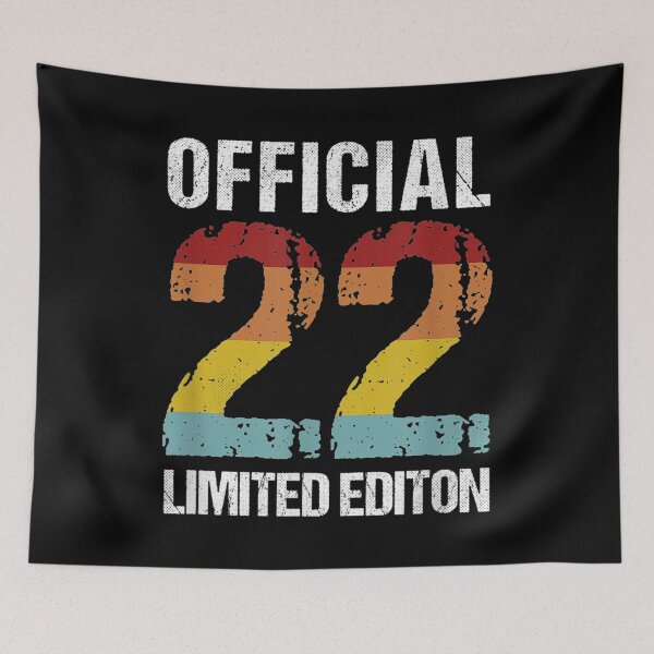 Item preview, Vintage Official 22nd Birthday 22 Years Old Decoration Funny  designed and sold by FelixRiojas.