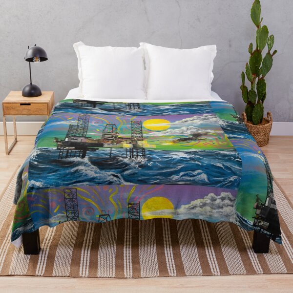 Item preview, Platform in restless sea designed and sold by luisquevedop.
