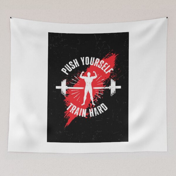 Item preview, PUSH YOURSELF TRAIN HARD Classic T-Shirt designed and sold by SAN101.